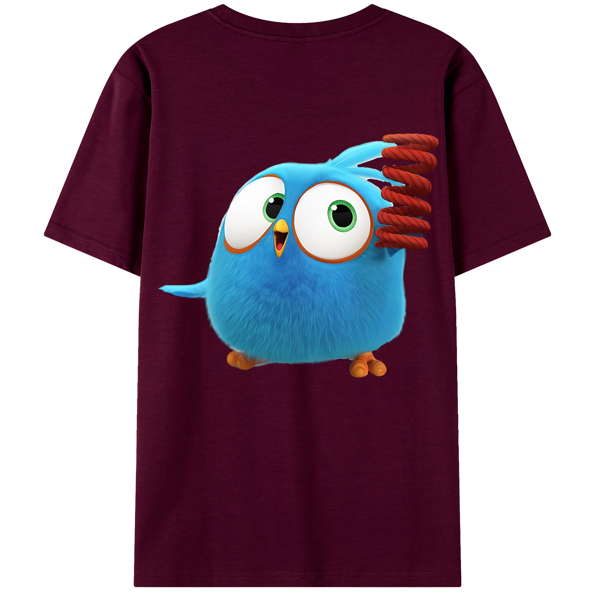 （画像用） Angry Birds アングリーバード レディース半袖Tシャツ(バックプリント)